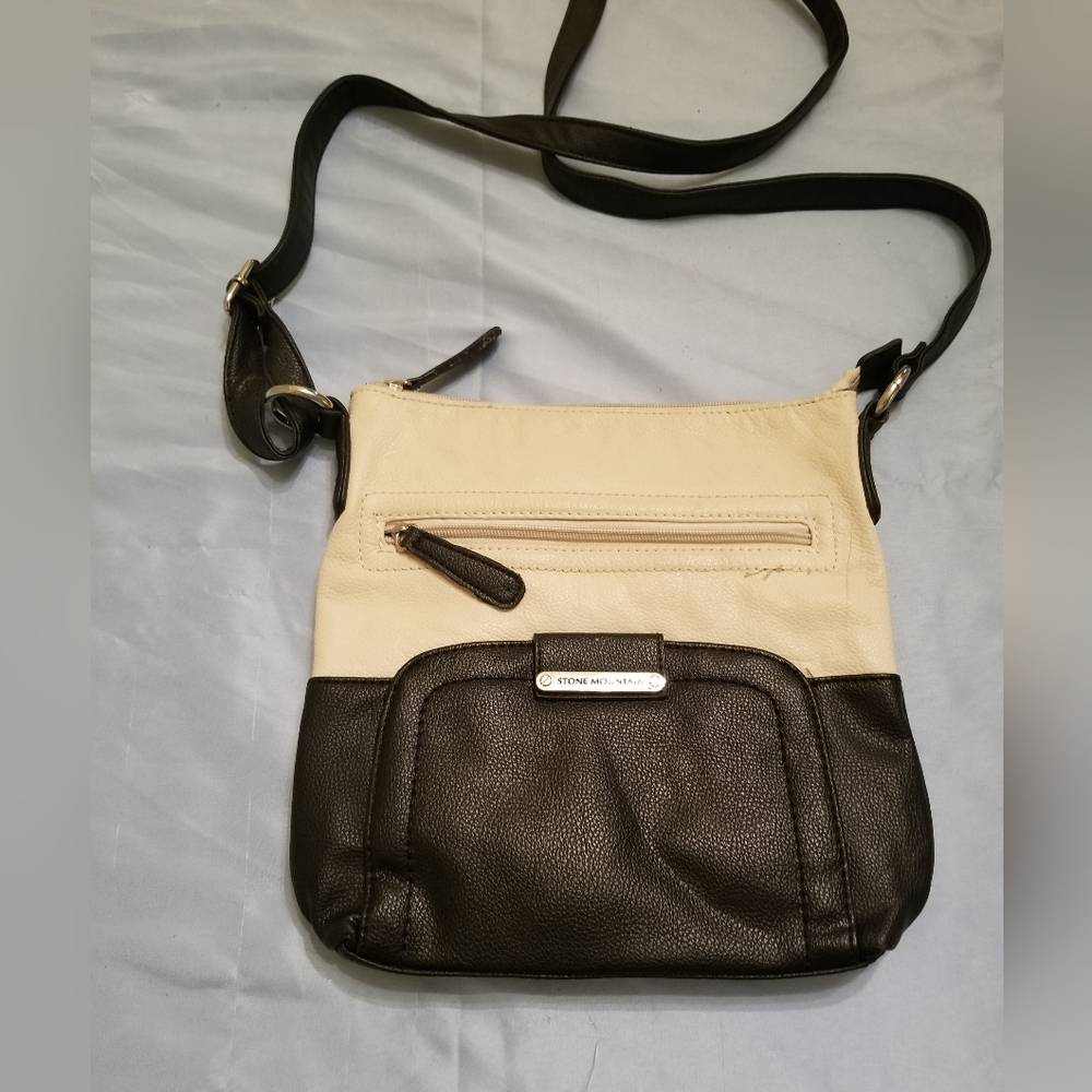 Stone Mountain leather crossbody purse